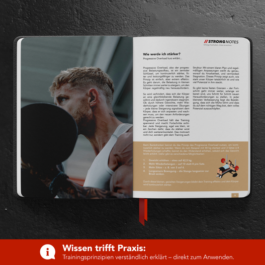 StrongNotes® Trainingsnotizbuch